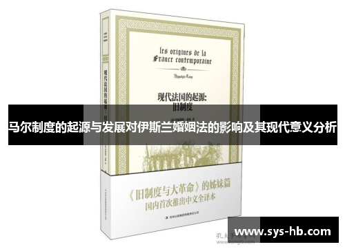 马尔制度的起源与发展对伊斯兰婚姻法的影响及其现代意义分析